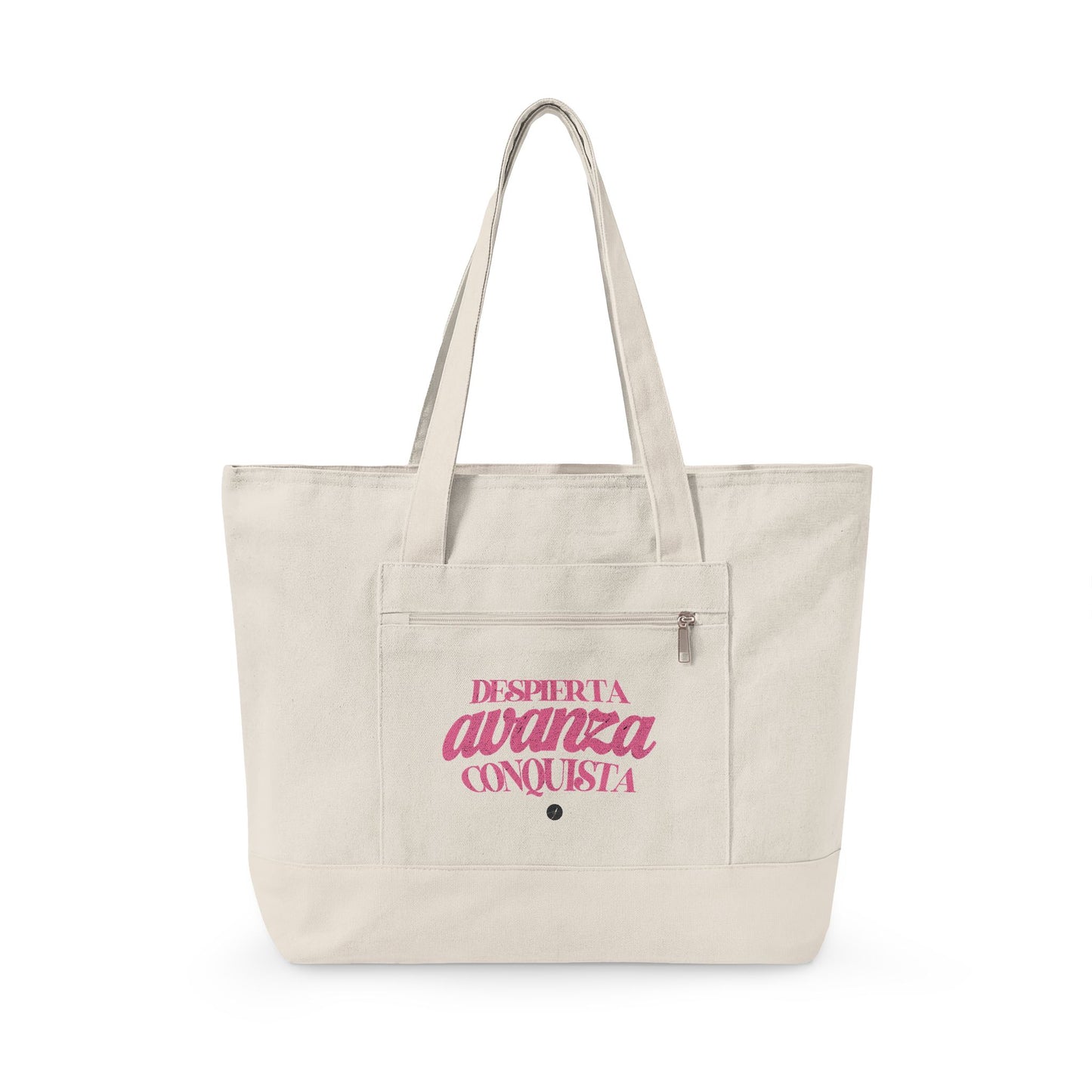 Avanza y Conquista Tote Zipper Bag