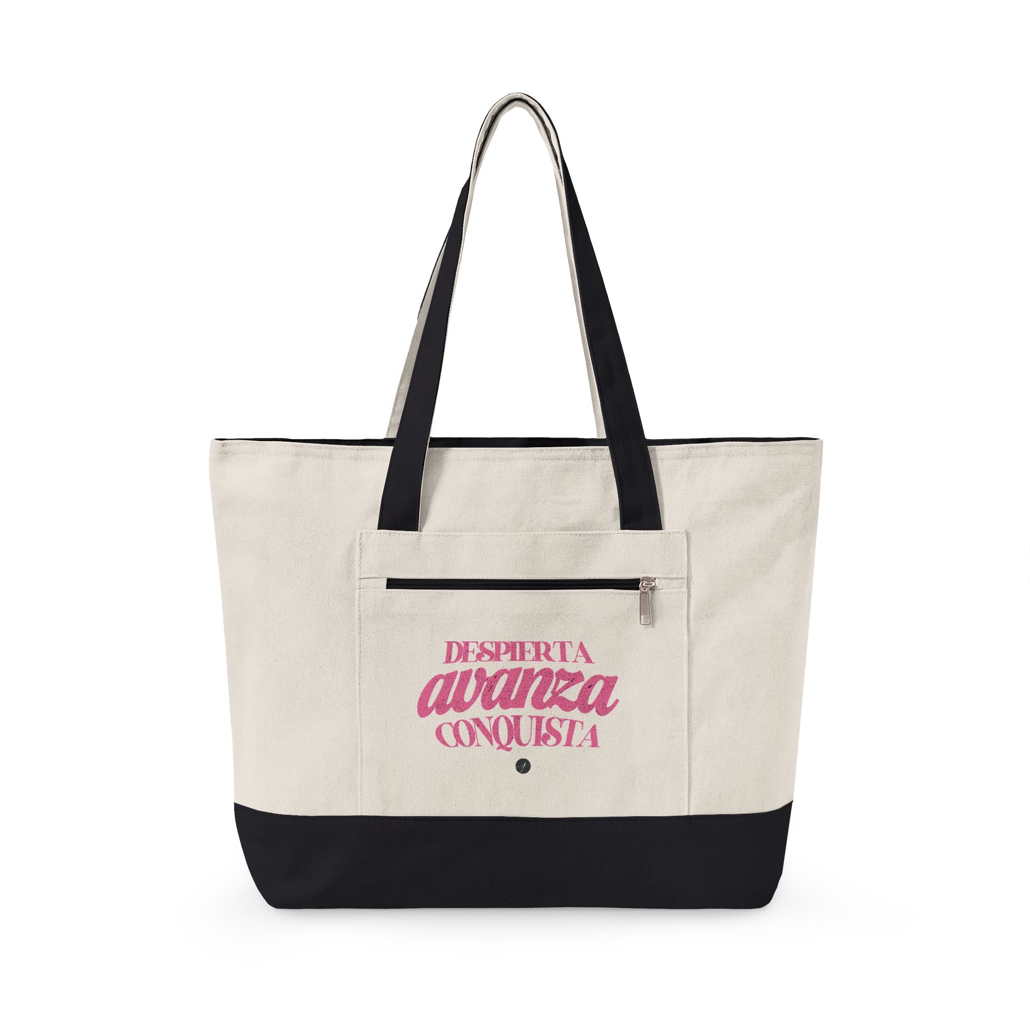Avanza y Conquista Tote Zipper Bag