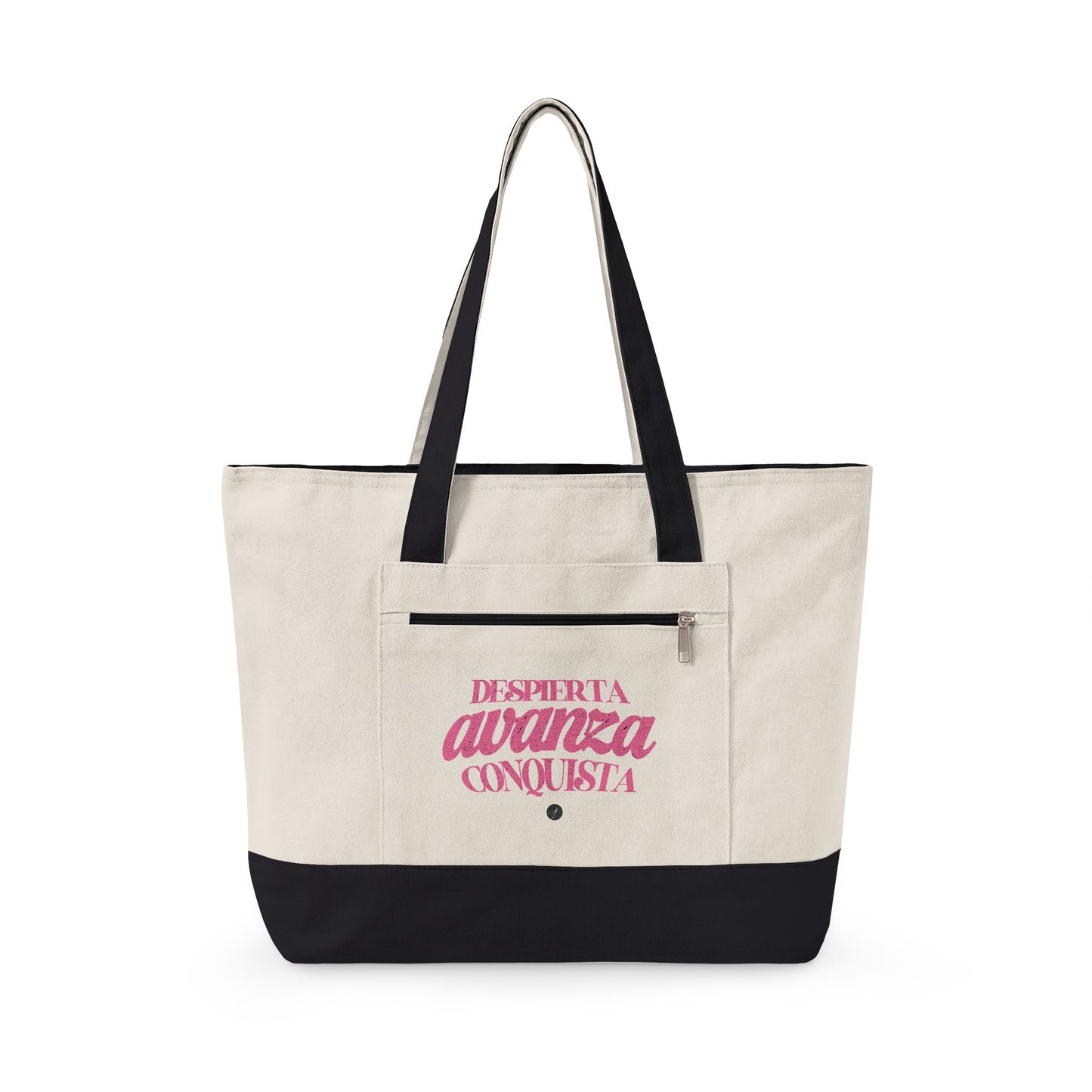 Avanza y Conquista Tote Zipper Bag