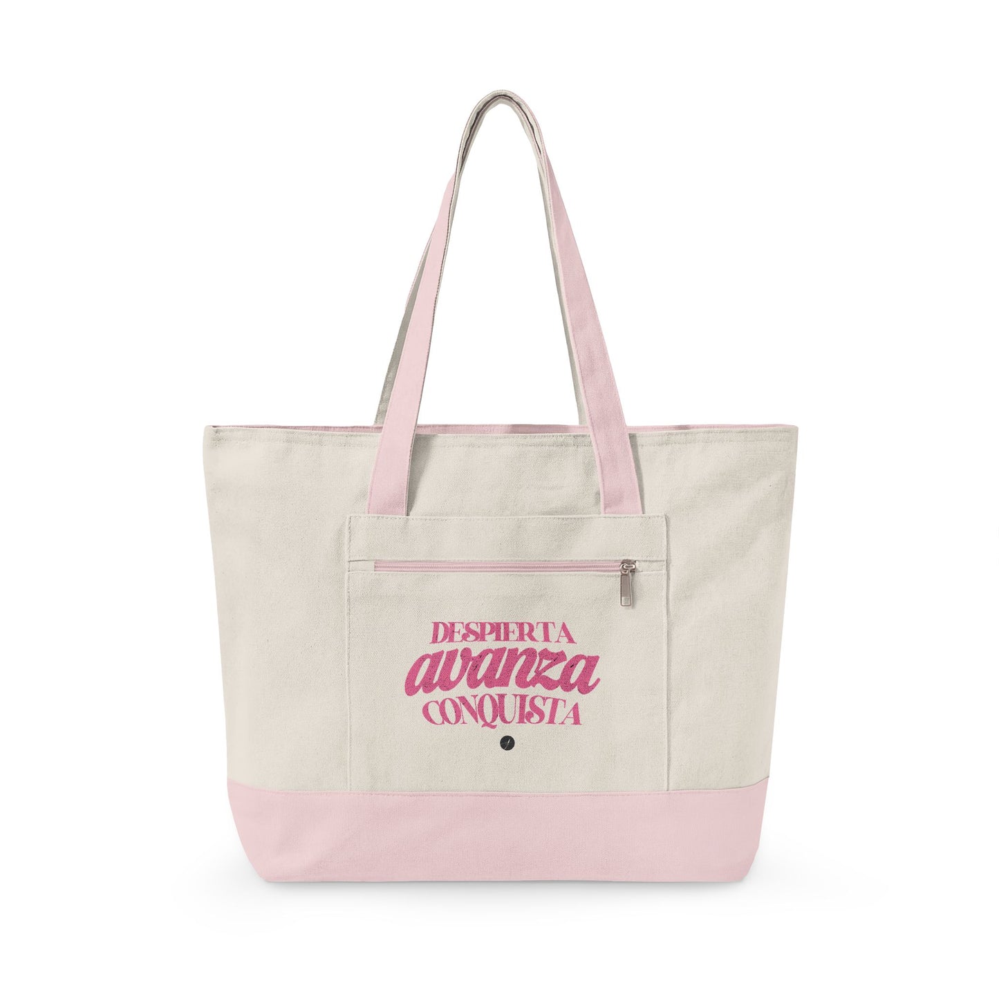 Avanza y Conquista Tote Zipper Bag